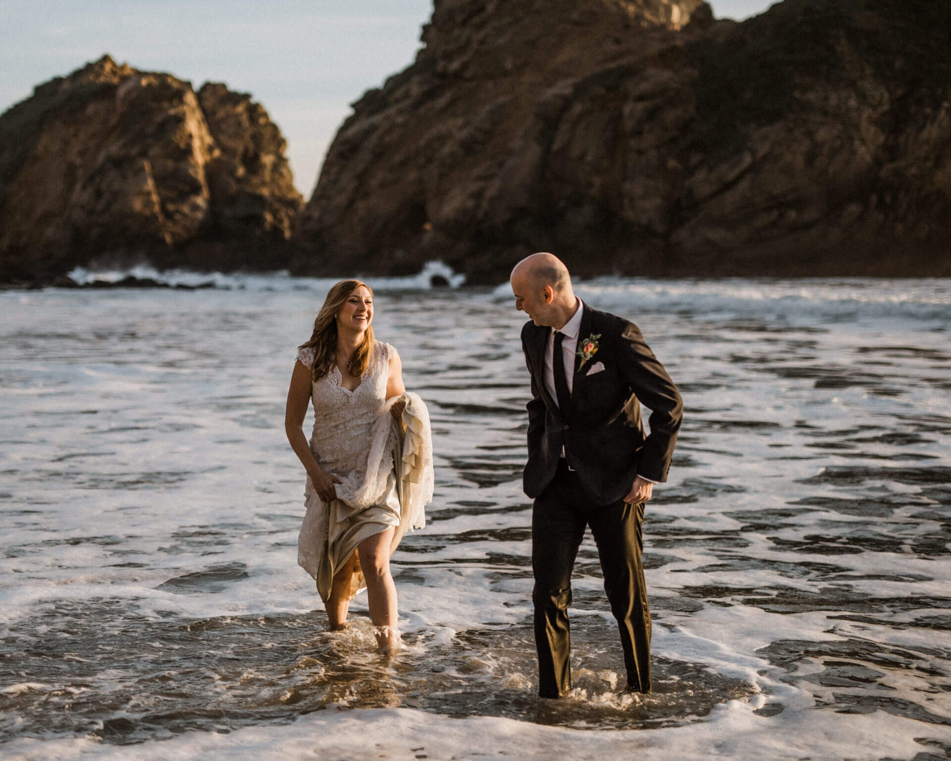 Big Sur Pfeiffer Beach Elopement Photography Montana Wedding Photographer | Cluney Photography