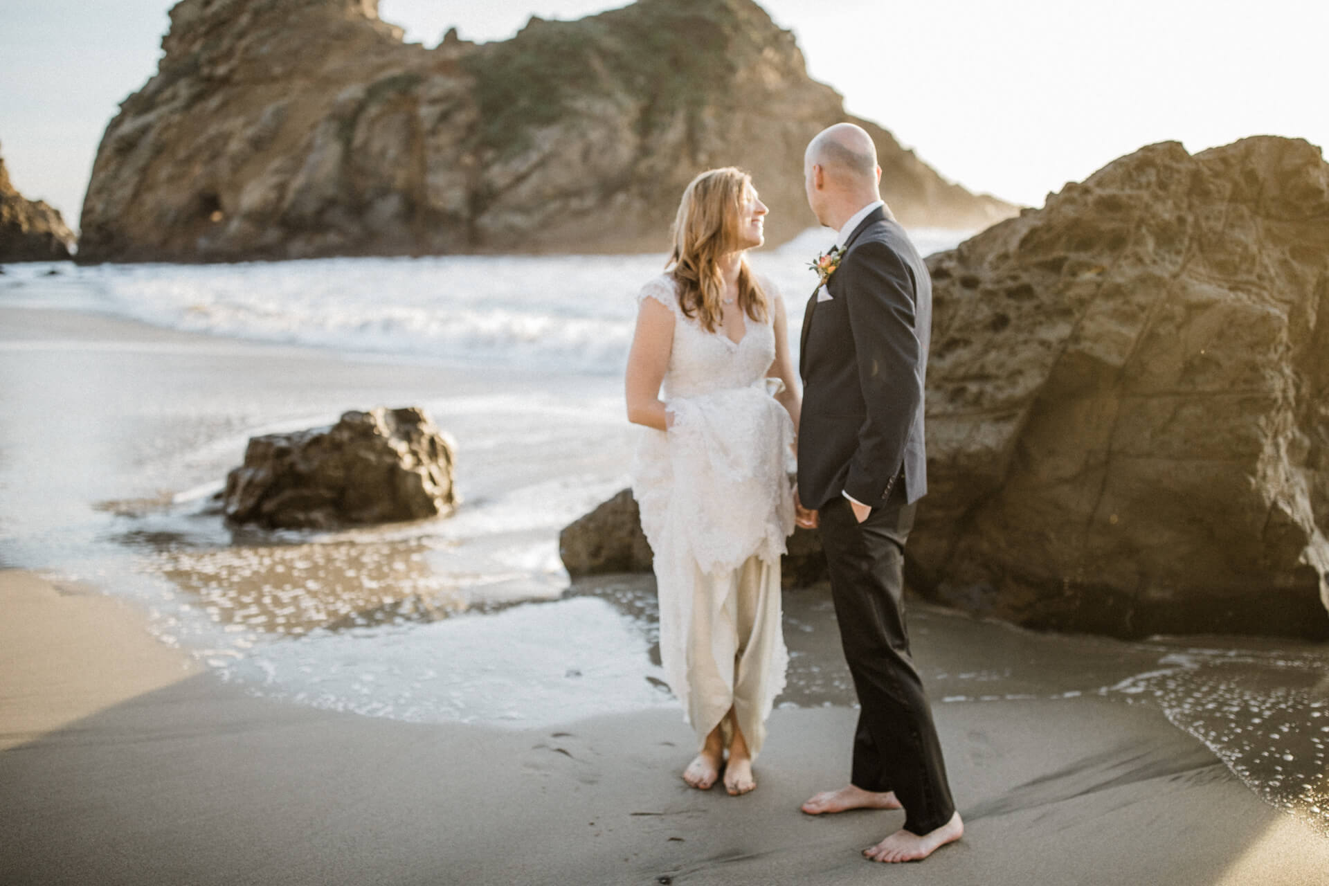 Big Sur Pfeiffer Beach Elopement Photography Montana Wedding Photographers | Cluney Photography