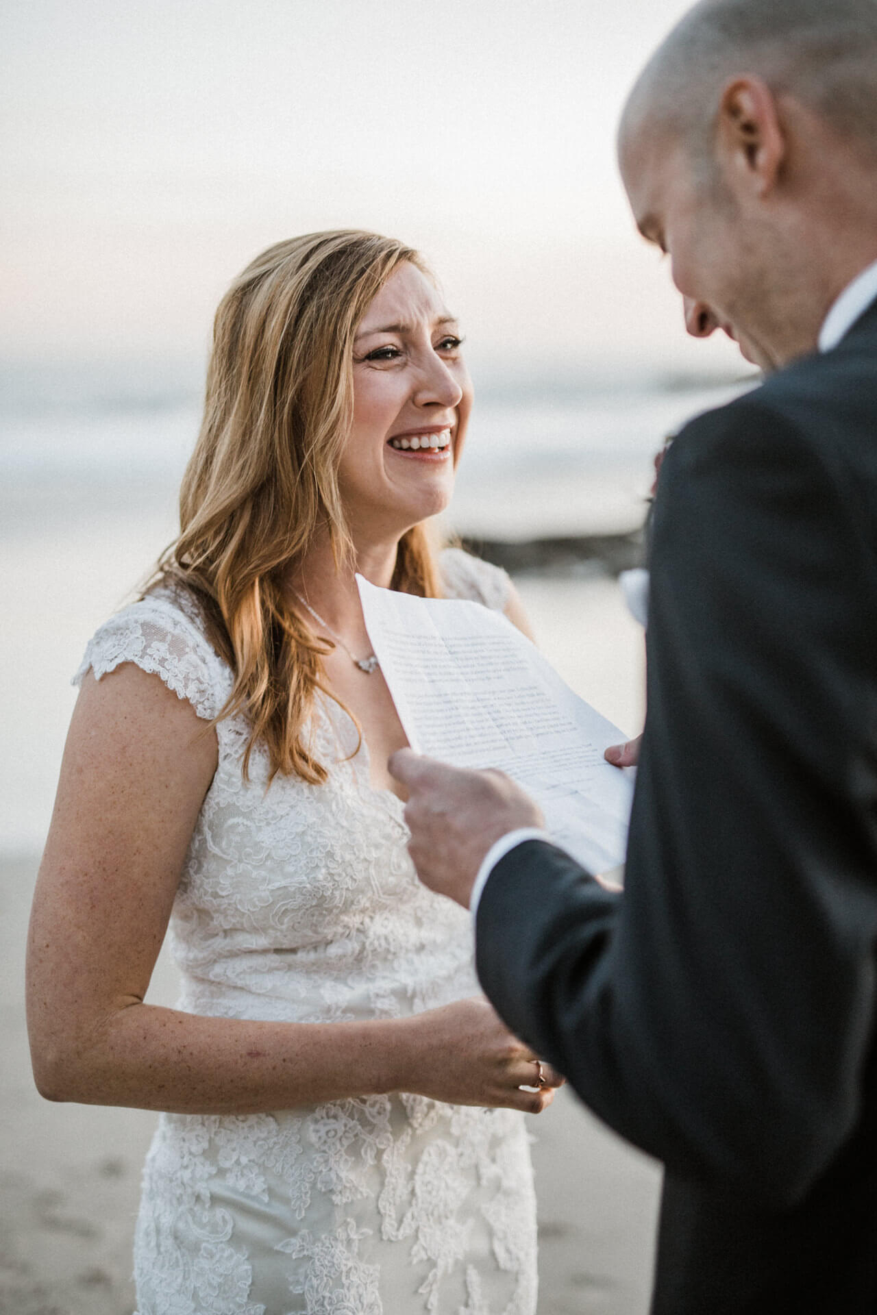 Big Sur Pfeiffer Beach Elopement Photography happy tears