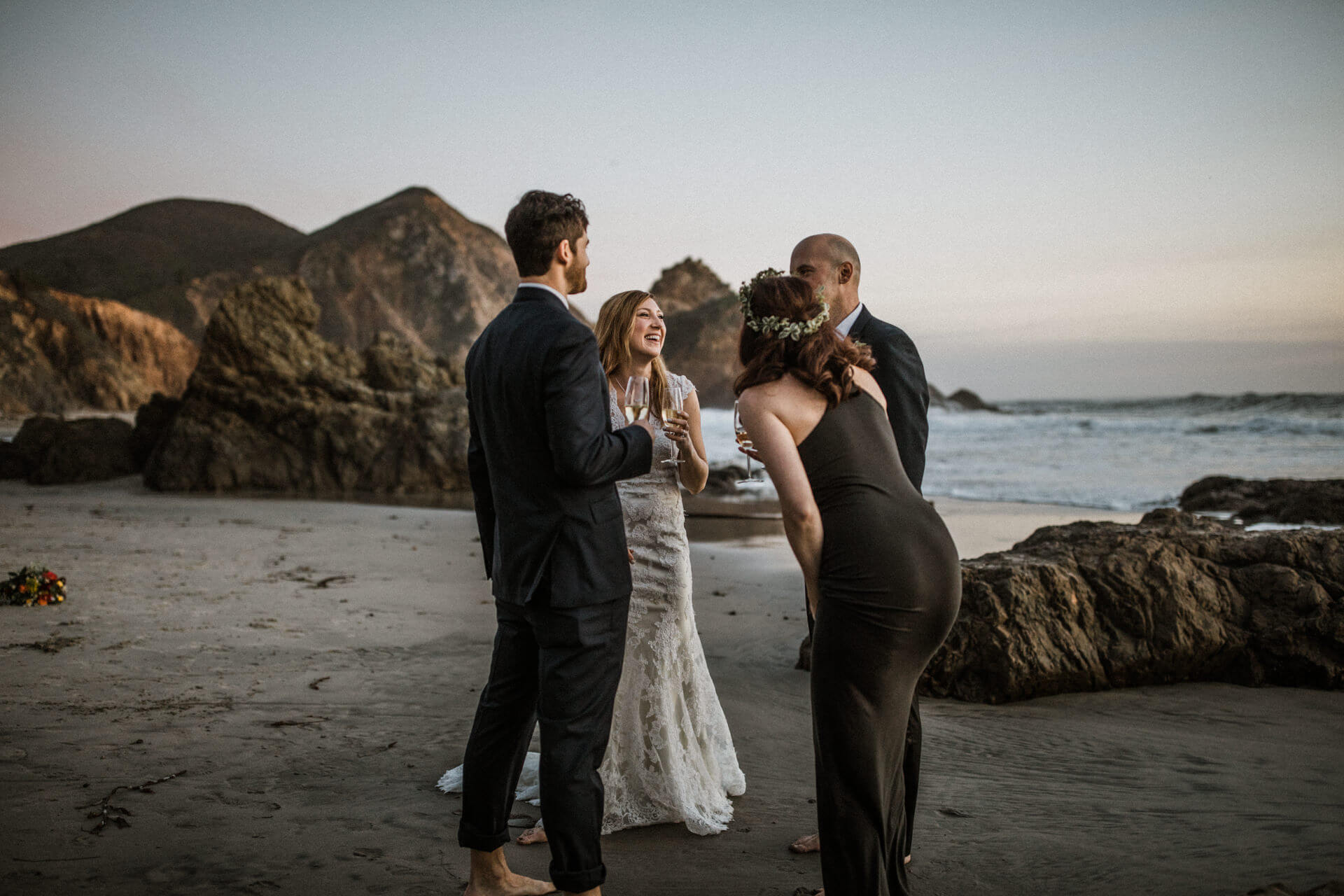 Big Sur Pfeiffer Beach Elopement Photography Montana Wedding Photographers | Cluney Photography