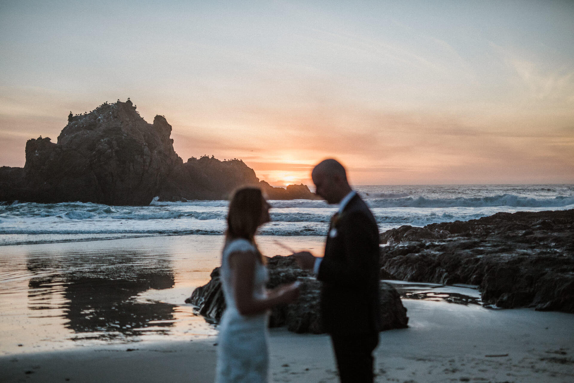 Big Sur Pfeiffer Beach Elopement Photography Big Sur Wedding Photographers | Cluney Photography