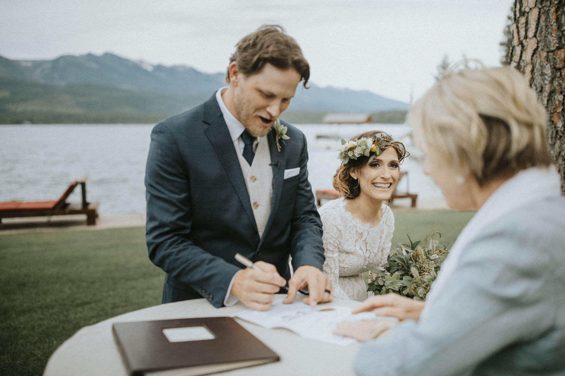 Montana Wedding Photographers Flathead Lake Wedding Photographer