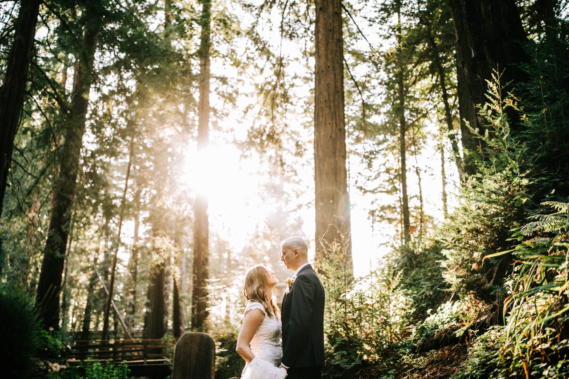 Des Moines Wedding Photographers Wedding Portrait at Deetjens Inn in Big Sur, California